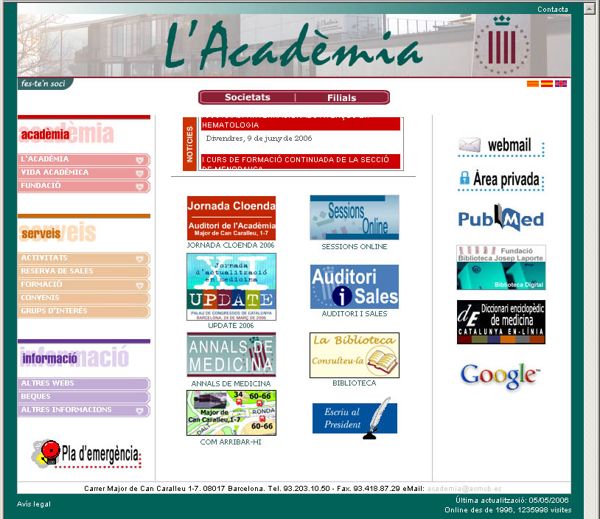 Web de l'any 2006